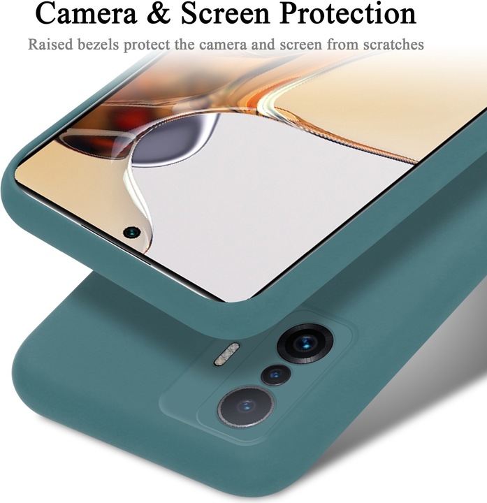 Actual product image Cadorabo TPU Liquid Silicone Case Cover for Xiaomi 11T / 11T PRO (Xiaomi 11T)