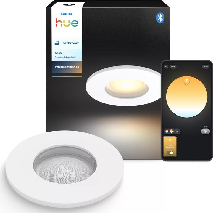 Produktbild Philips Hue Adore indbygningsspot til badevrelse (350 lm, GU10)