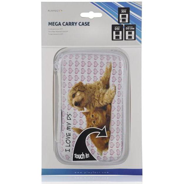 Playfect Mega custodia per 3DS, DSi e DS Lite - Cats&Dogs, 31836 (3DS), Altri accessori gaming