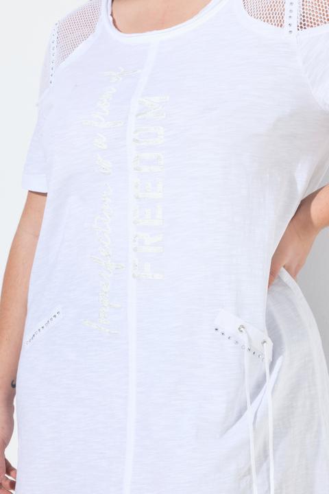 Actual product image Angel of Style T-Shirt, A-Linie, Schmucknaht, Schulter-Netz (48)