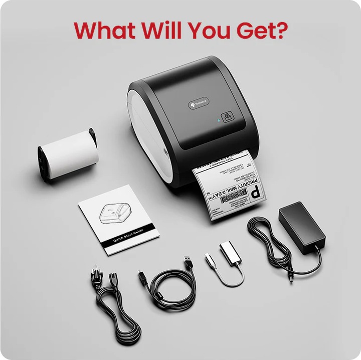 Actual product image Phomemo D520-BT mit Bluetooth BLA/WHI (203 dpi)