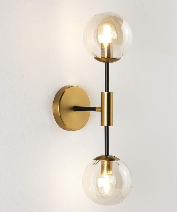 Aplique Kristall Bernstein Goldmetall