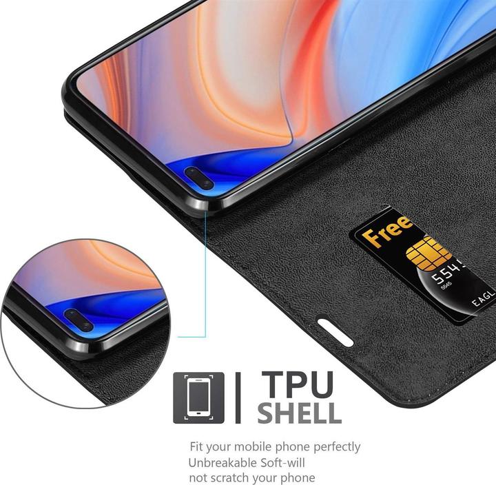 Actual product image Cadorabo Book Invisible Magnet Cover (Oppo Reno 4 Pro 5G)