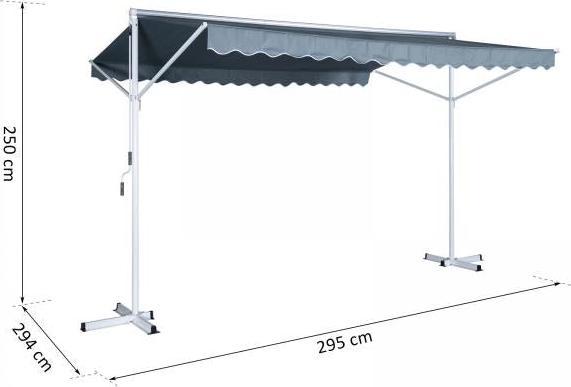 Actual product image Outsunny Awning (2.94 m)