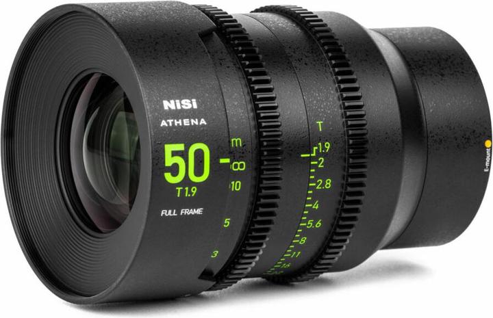 Nisi 50mm ATHENA PRIME Full Frame Cinema Lens T1.9 (E Mount | No