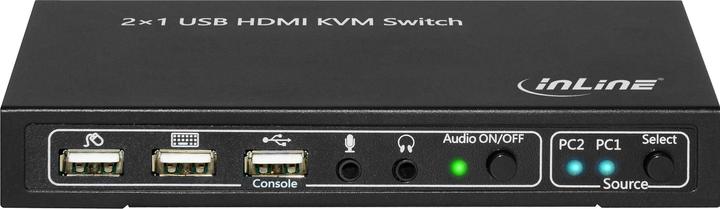 Actual product image InLine KVM Desktop Switch
