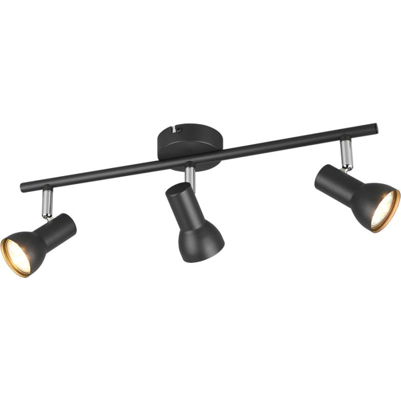 Reality, Tischlampe, Spotlight Cantar 3-Lt Gu10 Black (GU10)