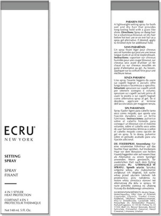 Immagine prodotto Ecru New York ECRU NY Signature - Setting Spray (148 ml)