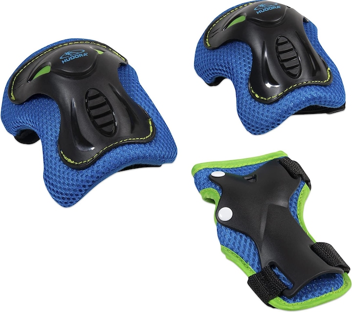 Hudora Biomechanisches Protektoren-Set (S, Handgelenkschoner, 4 Stück)