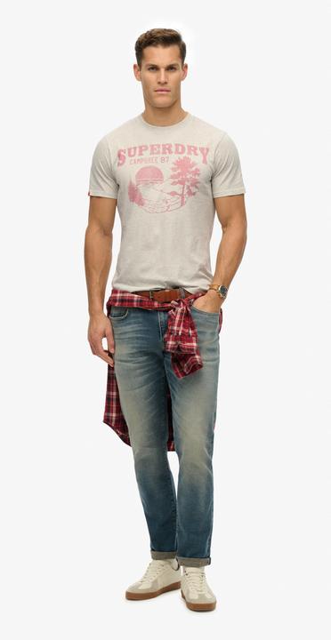 Immagine prodotto Superdry Locker geschnittenes einfarbiges Lo-Fi Outdoor T-Shirt (M)
