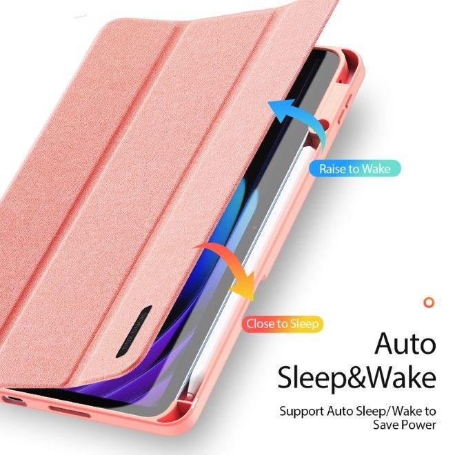 Produktbild Dux Ducis Book case Xiaomi Redmi Pad 7/7 Pro Domo Series Tri-fold Stand PU Leather Tablet Cover Pink (Xiaomi Pad 7 Pro, Xiaomi Pad 7)