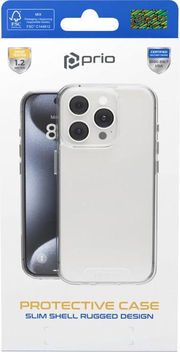 Actual product image prio Schutzhülle für iPhone 17 Pro Max klar (Apple iPhone 17 Pro Max)