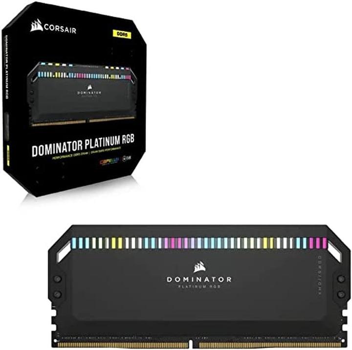 Productafbeelding Corsair DDR5 64GB PC 6600 CL32 KIT (2x32GB) DOMINATOR P RGB retail (2 x 32GB, 6600 MHz, DDR5 RAM, DIMM 288 pin)