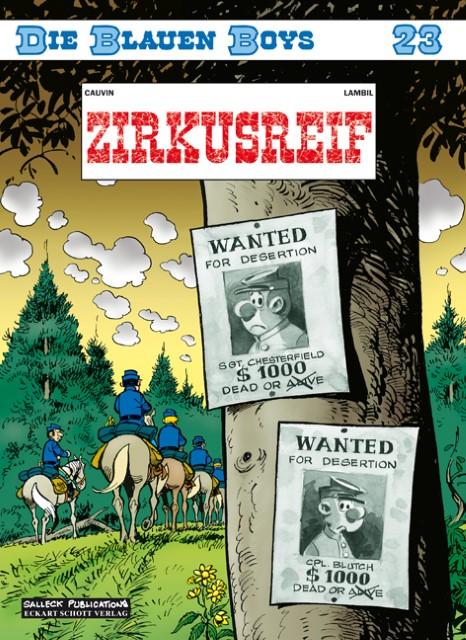 Produktbild Die Blauen Boys Band 23: Zirkusreif (Deutsch, Raoul Cauvin, 2017)
