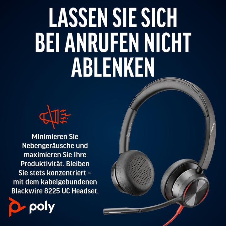 Actual product image Poly BW 8225 STEREO -M USB-C HS (Cable, USB-C)