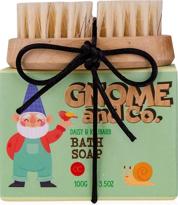 Immagine prodotto Accentra Set per la cura delle mani GNOME & CO. composto da 100 g di sapone, spazzola per unghie, fragranza: (Set manicure)