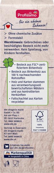 Produktbild dm Profissimo Besteck aus Holz (10x)