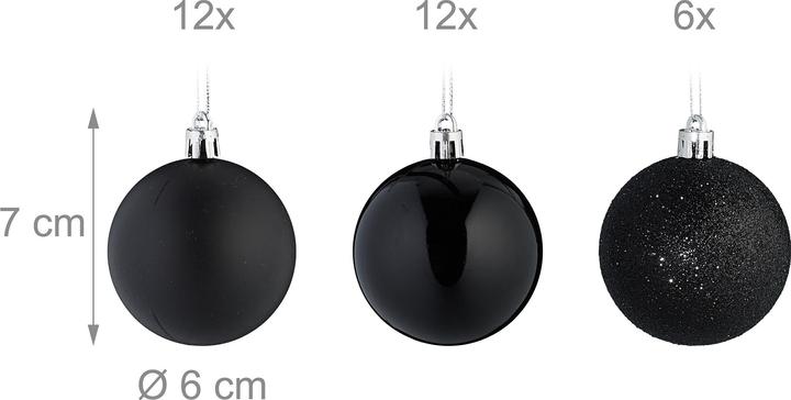 Immagine prodotto Relaxdays Set di decorazioni natalizie (30-parte)