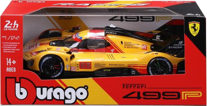 Immagine prodotto Bburago Ferrari Racing 499P 1/24 gelb