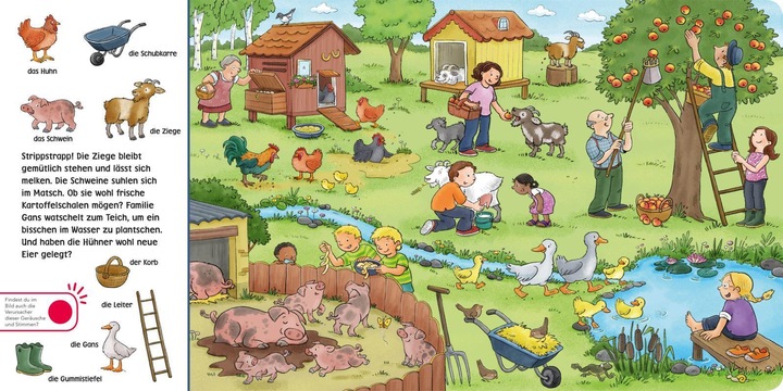 Produktbild Hör mal (Soundbuch): Wimmelbuch: Auf dem Bauernhof (Deutsch, Julia Hofmann, 2021)