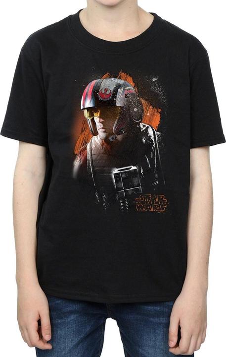Produktbild Star Wars The Last Jedi Poe Dameron Brushed TShirt Jungen (116)