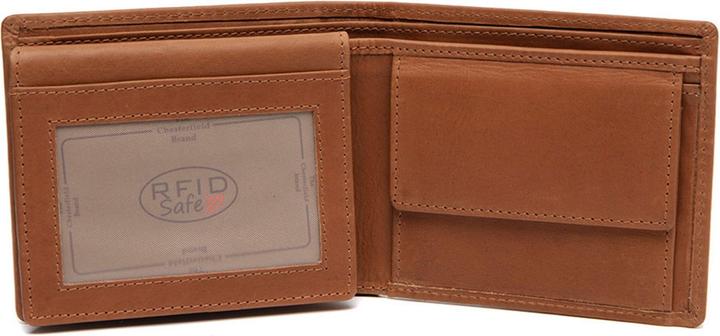 Produktbild The Chesterfield Brand Wax Pull Up Geldbörse RFID Schutz Leder 11 cm