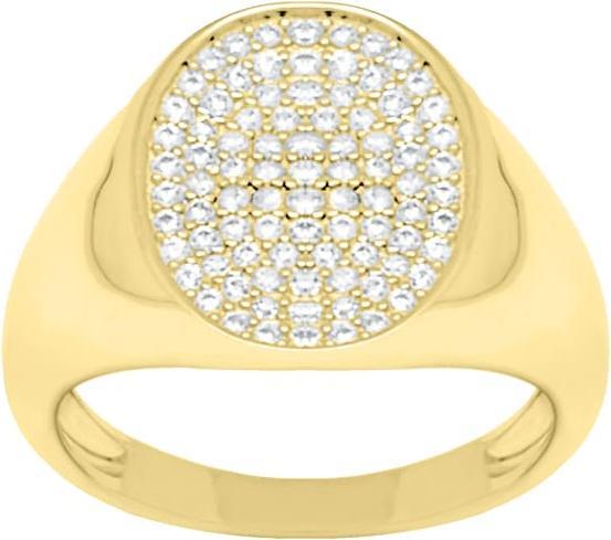 Produktbild Candy Ring Zeta, 925 Sterling Silber, vergoldet (52, 925 Silber)