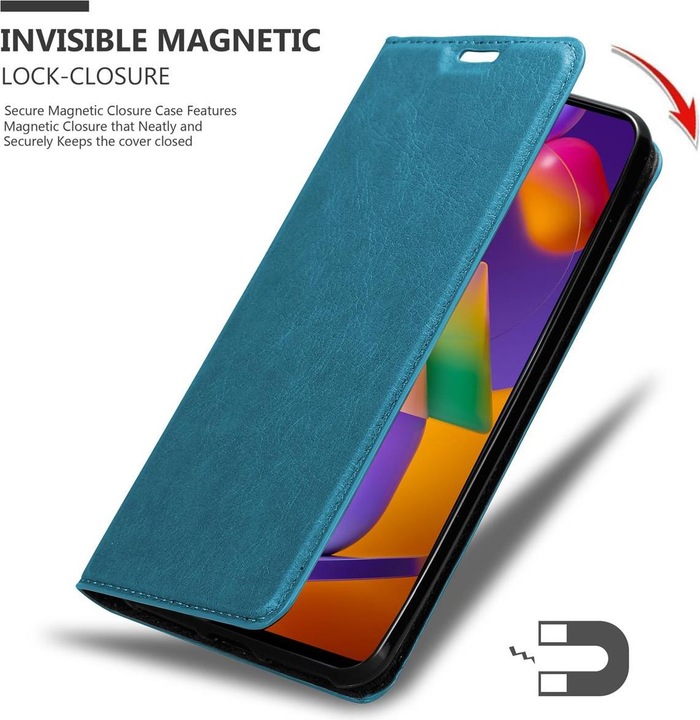 Produktbild Cadorabo Book Invis. Magnet Hülle (Samsung Galaxy M31s)