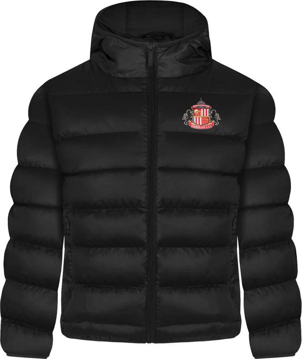 Actual product image Sunderland AFC Boys Crest Quilted Jacket (122)