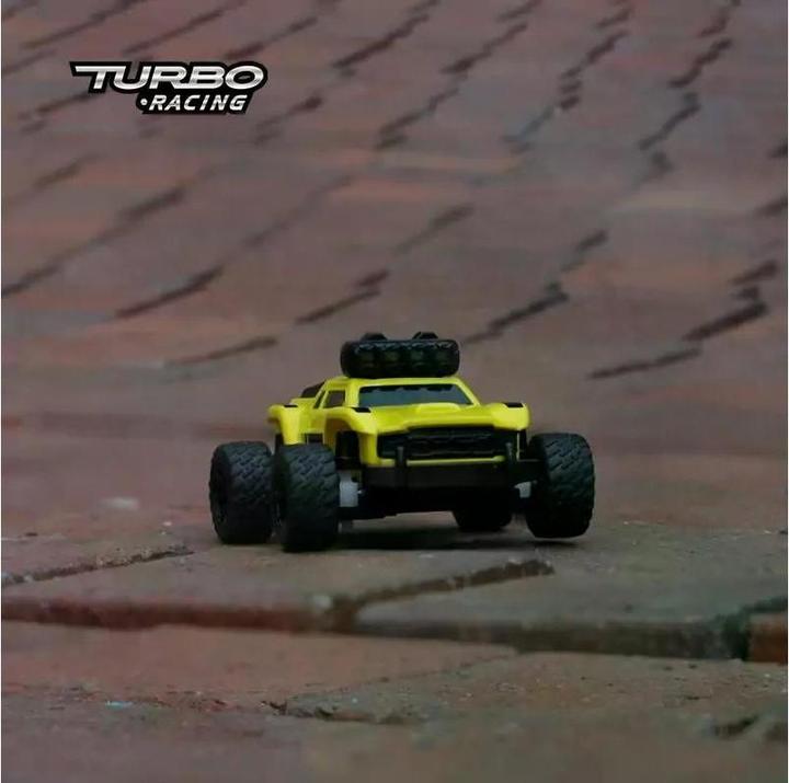 Produktbild Turbo Racing Micro Monster Truck TC-01, Gelb, RTR, 1:76 (RTR Ready-to-Run)
