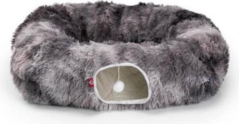 CanadianCat eckiger Katzentunnel Cubi Dunkelgrau (Cat tunnel)