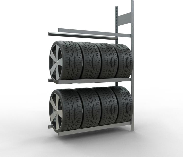 Produktbild Schulte Lagertechnik Räder-Anbauregal MULTIplus151