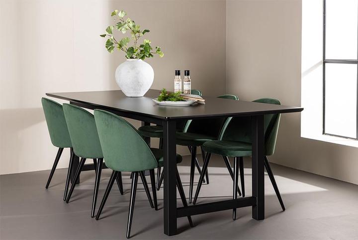 Produktbild Ebuy24 Essgruppe Oslo schwarz (MDF)