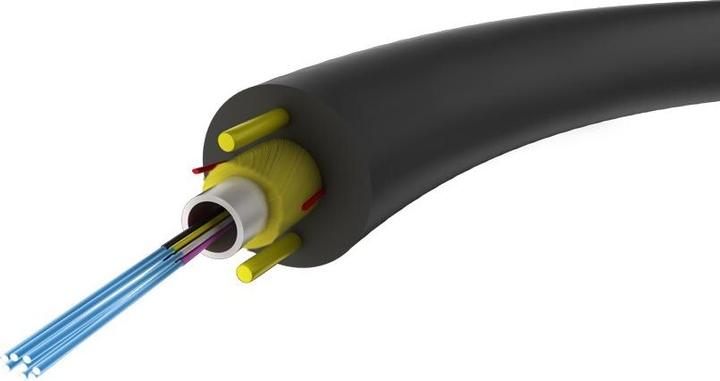 Actual product image Extralink Optix | Universalkabel für Glasfaser Z-XOTKtcdD 12F | Einmodig, G.652D, 4 km, 5,2 mm, 1,2 KN, Aramid