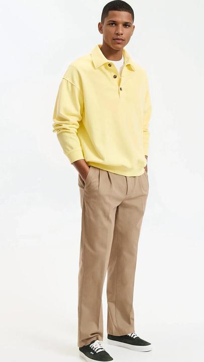 Produktbild La Redoute Collections Sweatshirt mit Polokragen (M)