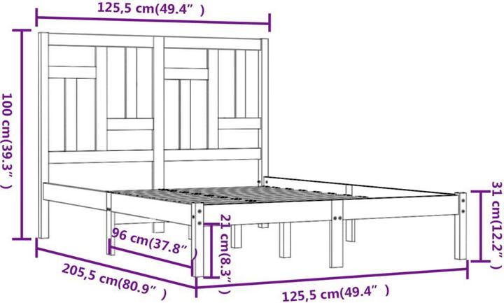Produktbild vidaXL Raychel (120 x 200 cm)