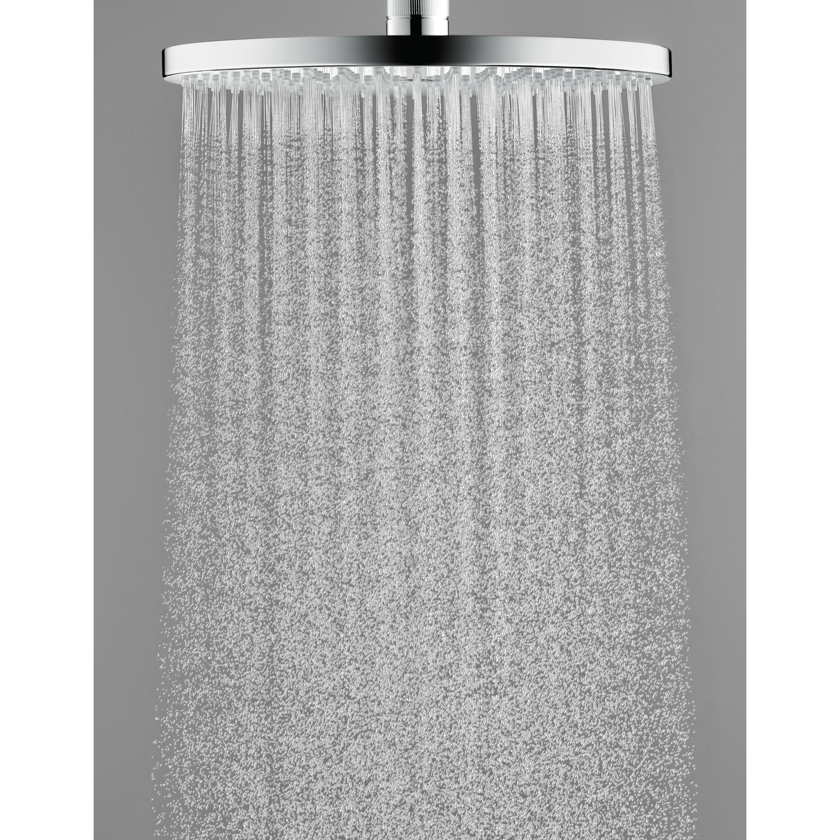 Thumbnail - hansgrohe, Duschbrause, HG Kopfbrause RAINDANCE S 240 1jet P DN 15 mit Deckenanschluss 100mm chrom (1 Strahlarten, 18 l/...