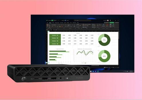 Actual product image HP ProDesk 4 Mini G1i (512 GB, 16 GB, Intel Core Ultra 5 225T)