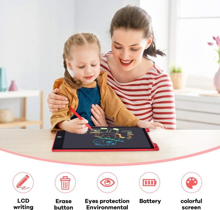 Produktbild Activity Board Buntes LCD-Schreibtablett, LCD-Schreibtablett Elektronisches Tablet Grafiktablett Digitaler