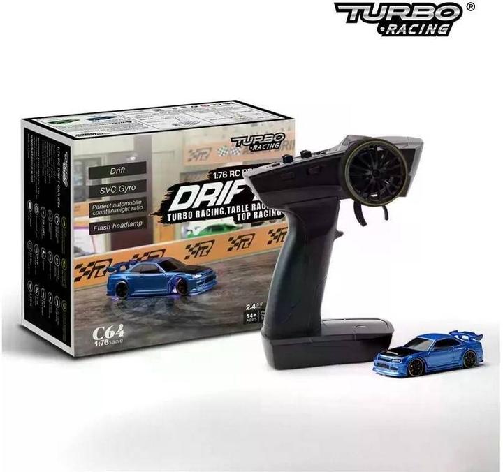 Immagine prodotto Turbo Racing Micro Drift C64 (RTR pronto all'uso)