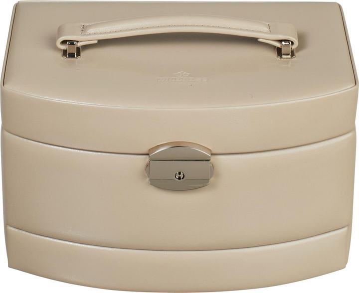 Windrose Schmuckkästchen Merino Moda - Schmuckkoffer Automatik - Beige