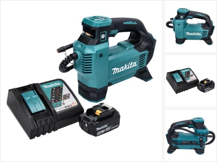 Immagine prodotto Makita DMP 181 RM1 Compressore a batteria 18 V 11,1 bar + 1x batteria 4,0 Ah + caricabatteria
