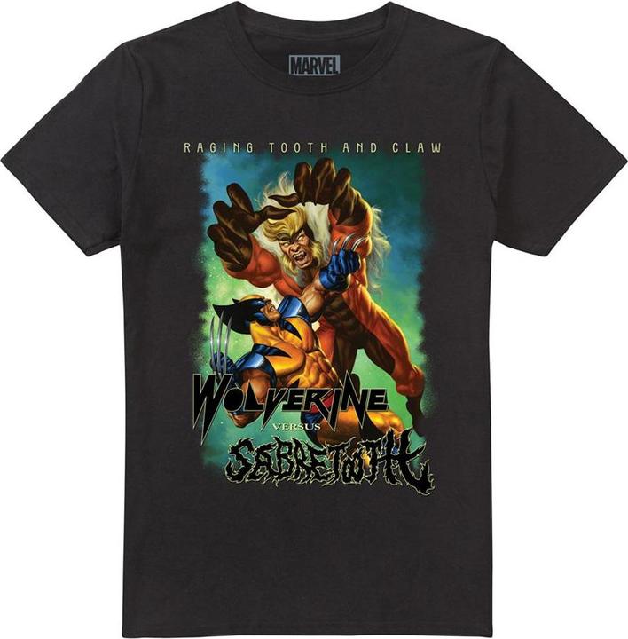 Produktbild Wolverine Versus Sabretooth Heavy Metal TShirt (M)