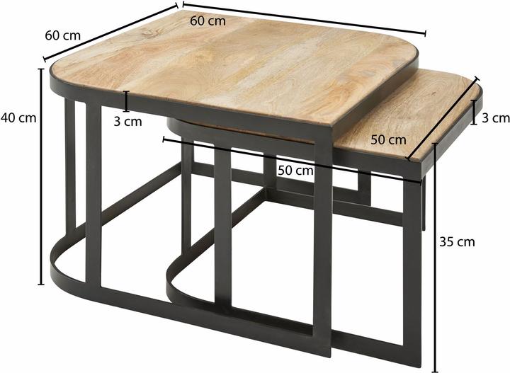 Produktbild Wohnling Ethan (60 x 60 x 40 cm)