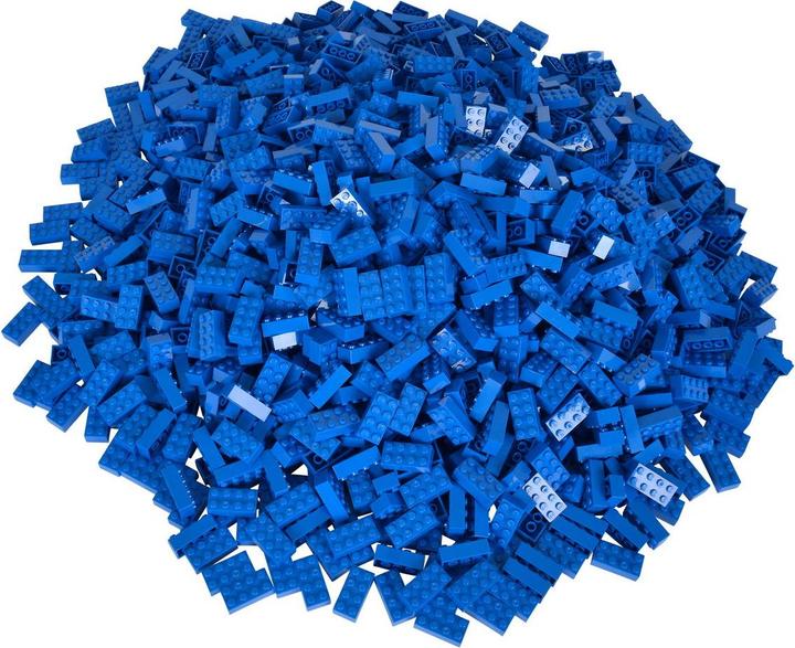 Image du produit Simba Blox 500 briques bleues de 8 en vrac