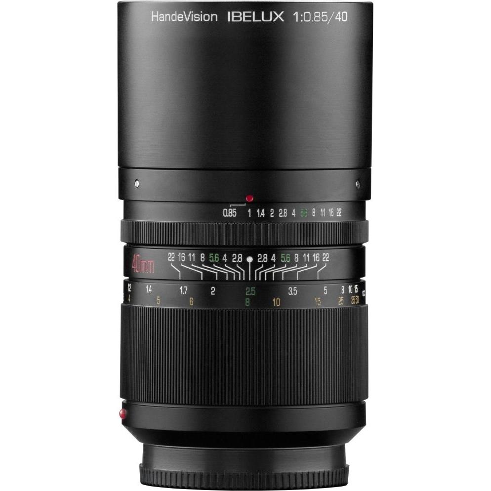 Handevision Ibelux 40mm F0,85 APS-C MFT schwarz (Micro Four Thirds, APS-C / DX, Micro Four Thirds), Objektiv, Schwarz