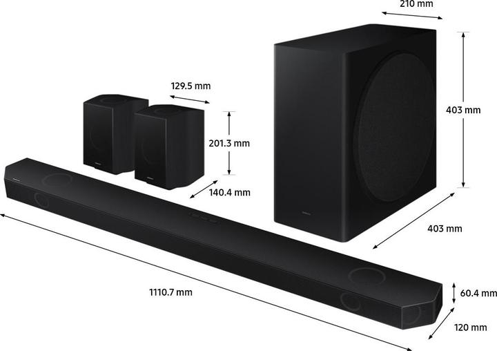 Produktbild Samsung HW-Q930B (540 W, 9.1.4 Kanal)