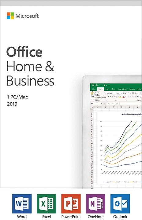 Produktbild Microsoft Office Home & Business 2019 Englisch (1 User, unbegrenzt)