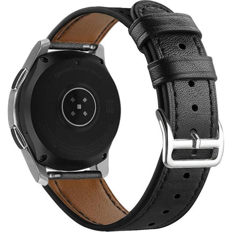 Thumbnail - Strap-it Armband (Leder, Xiaomi Mi Watch), Uhrenarmband, Schwarz