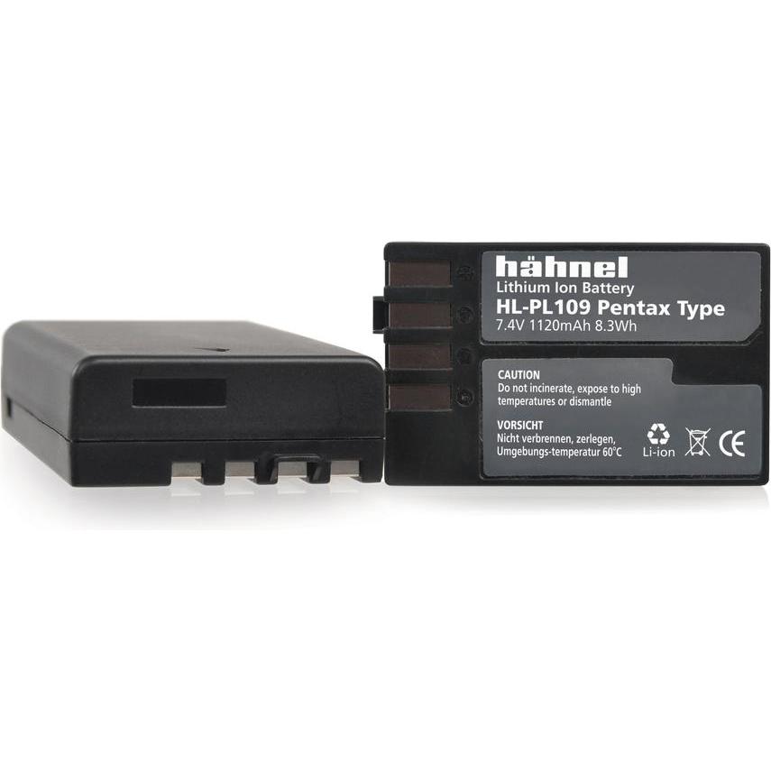 Hähnel DK BATTERY PENTAX HL-PL109 (Akku), Kamera Stromversorgung, Schwarz